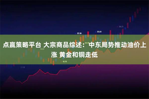 点赢策略平台 大宗商品综述：中东局势推动油价上涨 黄金和铜走低